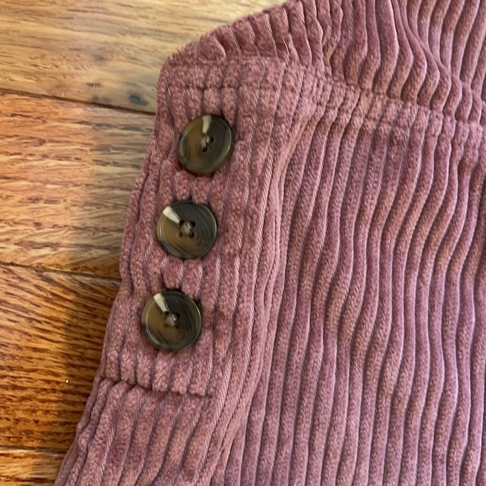 NWT Wild Fable Pink Corduroy Overall Jumper Dress - Picture 4 of 11